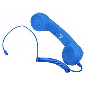 floatofly Teléfono móvil de 3.5mm Retro teléfono móvil teléfono teléfono con teléfono con Azul