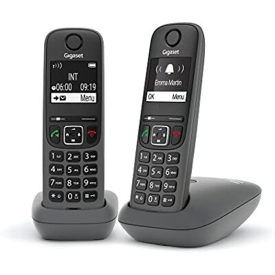 Gigaset L36852-H2814-N153 - Teléfono con pantalla grande y bloqueo de llamadas Gigaset L36852-H2814-N153 - Teléfono con pantalla grande y bloqueo de llamadas