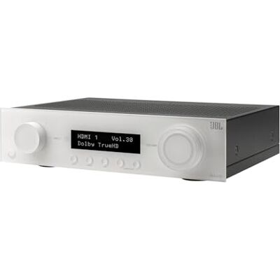 JBL MA310 Receptor AV Bluetooth de 5.1 Canales Clase D 4K, 60 W, HDMI, Dolby y decodificación DTS, Color Blanco JBL MA310 Receptor AV Bluetooth de 5.1 Canales Clase D 4K, 60 W, HDMI, Dolby y decodificación DTS, Color Blanco