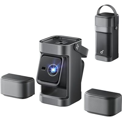 Soundcore Anker Nebula Proyector Inteligente Full HD 1080P, 650 lúmenes ANSI, Google TV Soundcore Anker Nebula Proyector Inteligente Full HD 1080P, 650 lúmenes ANSI, Google TV