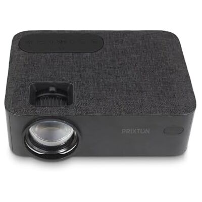 PRIXTON Lumière Proyector 5.000 Lúmenes, Conexión HDMI, USB, MicroSD, Aux in, AV in, Altavoces Integrados, Negro (Reacondicionado) PRIXTON Lumière Proyector 5.000 Lúmenes, Conexión HDMI, USB, MicroSD, Aux in, AV in, Altavoces Integrados, Negro (Reacondicionado)
