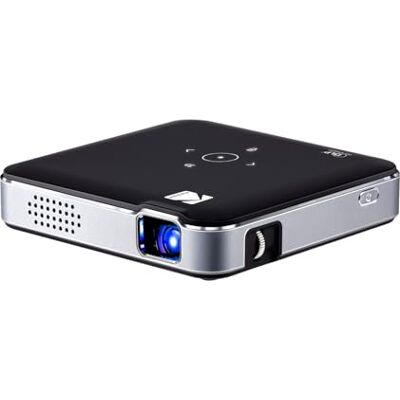 Kodak Luma 150 Ultra Mini Pico Proyector de Bolsillo- Negro Batería y Altavoz Integrados, Compatible con 1080P Proyector de Viaje inalámbrico portátil para películas y vídeos LED DLP Kodak Luma 150 Ultra Mini Pico Proyector de Bolsillo- Negro Batería y Altavoz Integrados, Compatible con 1080P Proyector de Viaje inalámbrico portátil para películas y vídeos LED DLP