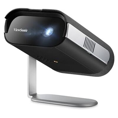 ViewSonic M1 Max Proyector LED inteligente portátil, Full HD 1080p, Google TV, proyección 360°, 200 lúmenes ANSI, batería 2 horas, enfoque automático, h/V ViewSonic M1 Max Proyector LED inteligente portátil, Full HD 1080p, Google TV, proyección 360°, 200 lúmenes ANSI, batería 2 horas, enfoque automático, h/V