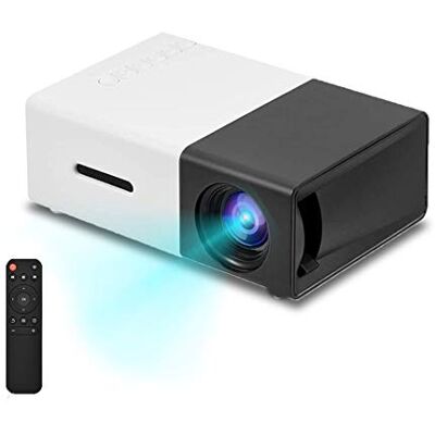 VBESTLIFE Mini Proyector LED Portátil 1080P HD Admite HDMI, AV, USB Reproductor Multimedia Altavoces Estéreo Incorporados para Cine en Casa con Estilo (Negro) VBESTLIFE Mini Proyector LED Portátil 1080P HD Admite HDMI, AV, USB Reproductor Multimedia Altavoces Estéreo Incorporados para Cine en Casa con Estilo (Negro)