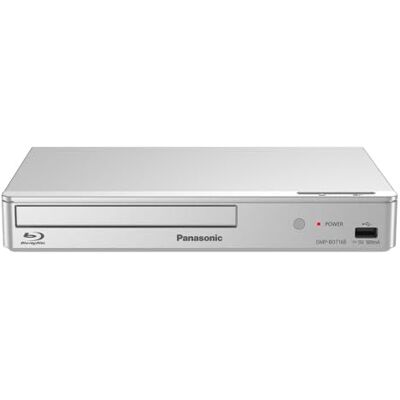 Panasonic Reproductor BLU-Ray 3D Full HD, Plata, DMP-BDT168AG Reproducción USB desde discos duros externos, Audio Hi-Res, FLAC, ALAC, DSD, MKV, MP4, Xvid, AAC, compacto 245x175x38,5 mm Panasonic Reproductor BLU-Ray 3D Full HD, Plata, DMP-BDT168AG Reproducción USB desde discos duros externos, Audio Hi-Res, FLAC, ALAC, DSD, MKV, MP4, Xvid, AAC, compacto 245x175x38,5 mm
