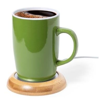 Genérico Calientatazas USB Bambú – Calentador de Tazas para Escritorio y Oficina Mantiene Caliente Café y Té Posavasos Calefactable Ecológico Regalo Oficina Teletrabajo Genérico Calientatazas USB Bambú – Calentador de Tazas para Escritorio y Oficina Mantiene Caliente Café y Té Posavasos Calefactable Ecológico Regalo Oficina Teletrabajo