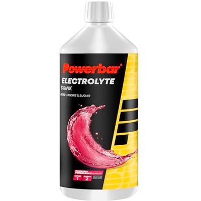 PowerBar Elektrolyte Drink Raspberry Pomegranate 1000ml Bebida isotónica para deportistas 5 electrolitos PowerBar Elektrolyte Drink Raspberry Pomegranate 1000ml Bebida isotónica para deportistas 5 electrolitos