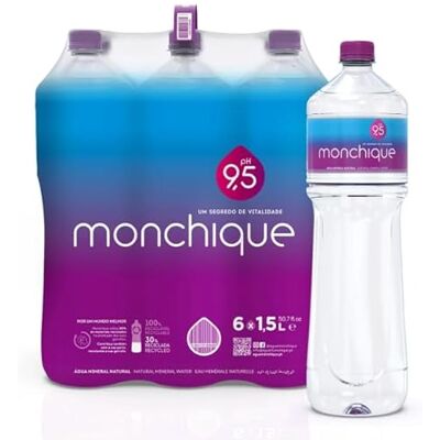 Agua de Monchique Agua Mineral Natural Alcalina PH9,5 (6x1.5L) Agua de Monchique Agua Mineral Natural Alcalina PH9,5 (6x1.5L)