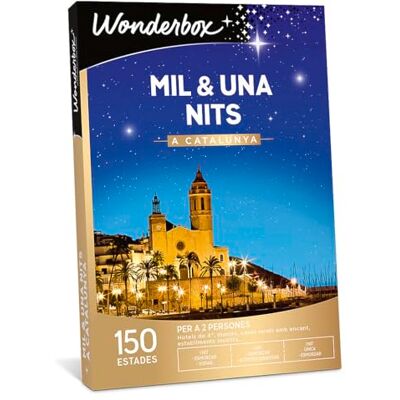 WONDERBOX Caja Regalo MIL & UNA NITS A CATALUNYA una estancia con diferentes opciones a elegir entre 200 estancias mágicas para dos personas. WONDERBOX Caja Regalo MIL & UNA NITS A CATALUNYA una estancia con diferentes opciones a elegir entre 200 estancias mágicas para dos personas.
