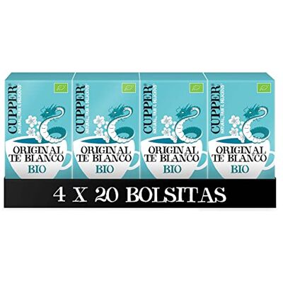 CUPPER TE BLANCO infusion 20bolsitas. BIO CUPPER TE BLANCO infusion 20bolsitas. BIO