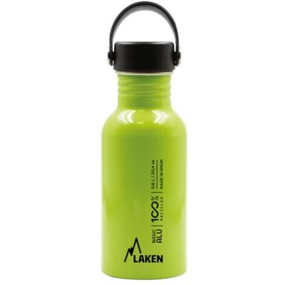 LAKEN Bot. alu. Basic Alu 0,60 L. Tapón Oasis Verde manzana LAKEN Bot. alu. Basic Alu 0,60 L. Tapón Oasis Verde manzana