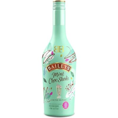 GIFT CREATION Licor de crema irlandesa Baileys Mint Choc Shake Edición limitada 17% volumen 70cl Bebidas espirituosas Sabor a chocolate, vainilla y menta Excelente sobre helado, mezclado y GIFT CREATION Licor de crema irlandesa Baileys Mint Choc Shake Edición limitada 17% volumen 70cl Bebidas espirituosas Sabor a chocolate, vainilla y menta Excelente sobre helado, mezclado y