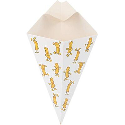 Garcia de Pou García de Pou Cucuruchos Con Pestaña 'Chips' 100 G 275 G/M2 22X12,5 Cm Blanco Cartoncillo (pack de 200) Garcia de Pou García de Pou Cucuruchos Con Pestaña 'Chips' 100 G 275 G/M2 22X12,5 Cm Blanco Cartoncillo (pack de 200)