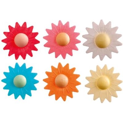 dekora Flores Comestibles para Decorar Tartas Decoración para Tartas y Pasteles Flores de Oblea Sin Sabor en 6 Colores Ø 4,5 cm Obleas Sin Gluten, Sin Lactosa y Apta para Veganos 100 Uds dekora Flores Comestibles para Decorar Tartas Decoración para Tartas y Pasteles Flores de Oblea Sin Sabor en 6 Colores Ø 4,5 cm Obleas Sin Gluten, Sin Lactosa y Apta para Veganos 100 Uds