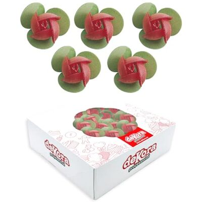 dekora Flores Comestibles para Decorar Tartas Decoración para Tartas y Pasteles Flores de Oblea Sin Sabor Color Rojo Ø 3 cm Obleas Sin Gluten, Sin Lactosa y Apta para Veganos 150 Uds dekora Flores Comestibles para Decorar Tartas Decoración para Tartas y Pasteles Flores de Oblea Sin Sabor Color Rojo Ø 3 cm Obleas Sin Gluten, Sin Lactosa y Apta para Veganos 150 Uds