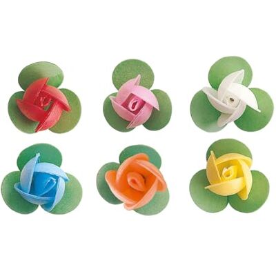 dekora Flores Comestibles para Decorar Tartas Decoración para Tartas y Pasteles Surtido de Flores de Oblea Sin Sabor Ø 3 cm Obleas Sin Gluten, Sin Lactosa y Apta para Veganos 150 Uds dekora Flores Comestibles para Decorar Tartas Decoración para Tartas y Pasteles Surtido de Flores de Oblea Sin Sabor Ø 3 cm Obleas Sin Gluten, Sin Lactosa y Apta para Veganos 150 Uds