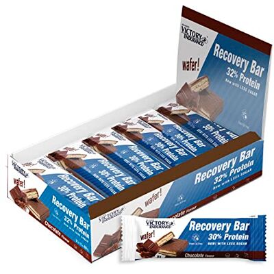 VICTORY ENDURANCE C Barra de Oblea con Recubrimiento de Chocolate con Leche, 12x35 g VICTORY ENDURANCE C Barra de Oblea con Recubrimiento de Chocolate con Leche, 12x35 g