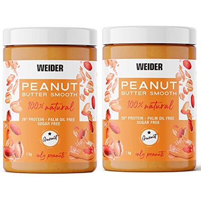 Weider Weider DUO-Pack Mantequilla de Maní Suave - Mantequilla de Maní Weider Weider DUO-Pack Mantequilla de Maní Suave - Mantequilla de Maní