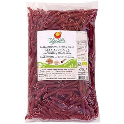 Vegetalia Pasta de Quinoa y Remolacha - Orgánico, 500 g Vegetalia Pasta de Quinoa y Remolacha - Orgánico, 500 g