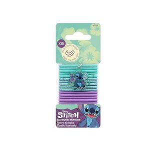 Disney Stitch Fina banda de goma con un mágico lilo y puntada lote 15 piezas sin accesorio de metal ideal para cabello de niña pequeña accesorios para el cabello para mujeres, niñas, niñas