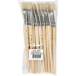 Creativ Nature Line Pincel (mango corto, 14 x 14 mm, 12 unidades) Creativ Nature Line Pincel (mango corto, 14 x 14 mm, 12 unidades)