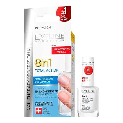 Eveline Cosmetics Tratamiento para uñas 8 en 1 - Acondicionador de uñas Eveline Cosmetics Tratamiento para uñas 8 en 1 - Acondicionador de uñas