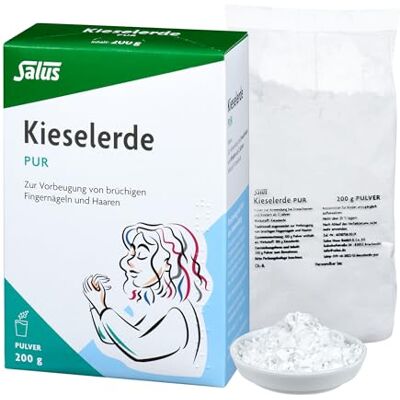 Salus Polvo de sílice - Suplemento para uñas y cabello Salus Polvo de sílice - Suplemento para uñas y cabello
