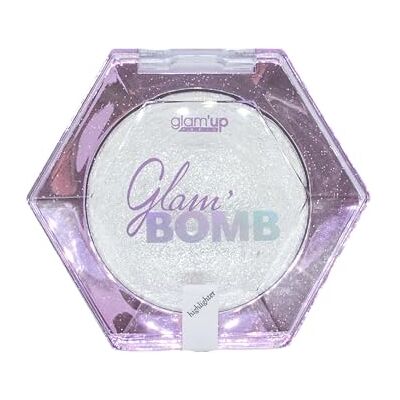 GLAM UP Glam'Up Paris Highlighter brillante – Glam' Bomb iluminador – Cara y cuerpo – Textura suave – Larga duración GLAM UP Glam'Up Paris Highlighter brillante – Glam' Bomb iluminador – Cara y cuerpo – Textura suave – Larga duración