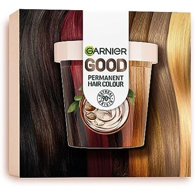 Kit de Recarga de Tinte Permanente Garnier Bueno - Castaño Avellana Congelado Kit de Recarga de Tinte Permanente Garnier Bueno - Castaño Avellana Congelado