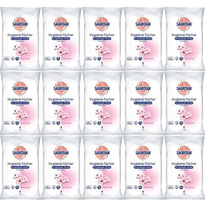 Toallitas para manos Sagrotan - antibacterianas, tamaño de viaje, suaves, aroma fresco - Toallitas higiénicas Toallitas para manos Sagrotan - antibacterianas, tamaño de viaje, suaves, aroma fresco - Toallitas higiénicas