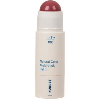 KORRES Natural Color Multistick Balm Vintage Rose 23, bálsamo en barra para labios y mejillas, color rosa vintage e hidratación natural, sin siliconas ni parabenos, 4,5g KORRES Natural Color Multistick Balm Vintage Rose 23, bálsamo en barra para labios y mejillas, color rosa vintage e hidratación natural, sin siliconas ni parabenos, 4,5g