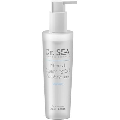 DR. SEA Gel Limpiador Mineral para Rostro & Ojos con Vitamina E Desmaquilla, Purifica & Protege Elimina Impurezas sin Irritación Piel Sensible & Normal 200ml DR. SEA Gel Limpiador Mineral para Rostro & Ojos con Vitamina E Desmaquilla, Purifica & Protege Elimina Impurezas sin Irritación Piel Sensible & Normal 200ml