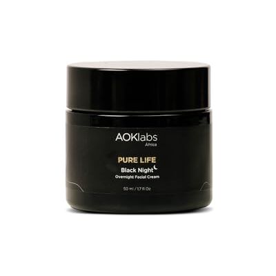 AOKLABS Pure Life – Black Night Crema Nocturna Efecto Lifting Hidratante, reafirmante y antiedad Neurocosmética avanzada con karité y kigelia africana AOKLABS Pure Life – Black Night Crema Nocturna Efecto Lifting Hidratante, reafirmante y antiedad Neurocosmética avanzada con karité y kigelia africana