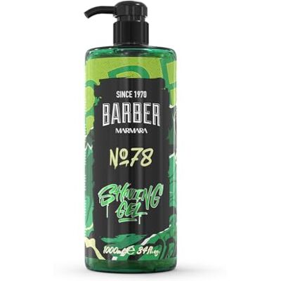 barber marmara Gel de Afeitar No. 78 para Hombres Transparente Sin Espuma con Dosificador Calidad Profesional Turca para Contornos de Barba, Línea de Cuello y Afeitado Cercano 1L barber marmara Gel de Afeitar No. 78 para Hombres Transparente Sin Espuma con Dosificador Calidad Profesional Turca para Contornos de Barba, Línea de Cuello y Afeitado Cercano 1L