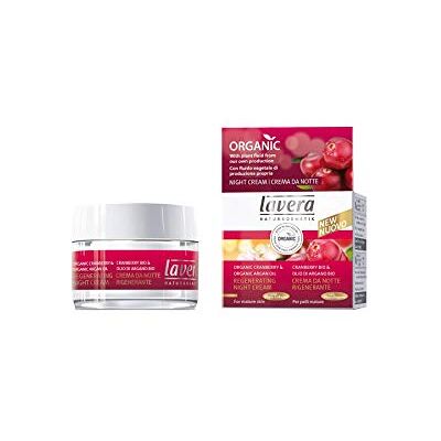 lavera La Crema de Noche Regeneradora con Fito-Colágeno Arándano bio y Aceite de argán bio vegano cuidado facial biológico cosméticos naturales 100% certificados 50 ml lavera La Crema de Noche Regeneradora con Fito-Colágeno Arándano bio y Aceite de argán bio vegano cuidado facial biológico cosméticos naturales 100% certificados 50 ml