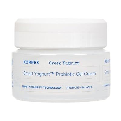 KORRES Smart Yoghurt™ Crema Gel Probiótica – Hidratante Facial, Refuerza la Barrera Cutánea, Con Yogur Griego, Extractos Pre+Probióticos, Calmante, Ideal para Piel Sensible, 40ml KORRES Smart Yoghurt™ Crema Gel Probiótica – Hidratante Facial, Refuerza la Barrera Cutánea, Con Yogur Griego, Extractos Pre+Probióticos, Calmante, Ideal para Piel Sensible, 40ml