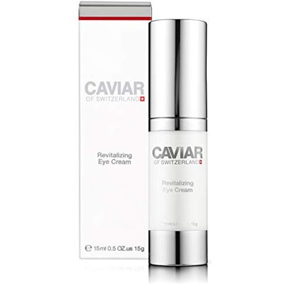 CAVIAR OF SWITZERLAND Revitalizing Eye Cream (15 ml) by ,Reduces Wrinkles and Crow's Feet,Reduces Dark Circles and Puffy Eyes,Nourishes and Rejuvenates Skin,Improves Elasticity and Collagen Production CAVIAR OF SWITZERLAND Revitalizing Eye Cream (15 ml) by ,Reduces Wrinkles and Crow's Feet,Reduces Dark Circles and Puffy Eyes,Nourishes and Rejuvenates Skin,Improves Elasticity and Collagen Production