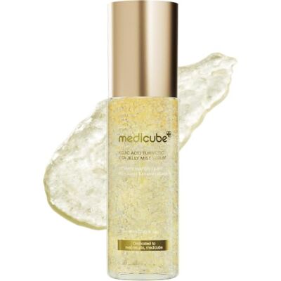 medicube Jelly Mist Serum with Kojic Acid Turmeric Spray Facial y Sérum 2 en 1, Vitamina C, Cúrcuma y Pantenol para Hidratación y Efecto Calmante, Refrescante, 60 ml medicube Jelly Mist Serum with Kojic Acid Turmeric Spray Facial y Sérum 2 en 1, Vitamina C, Cúrcuma y Pantenol para Hidratación y Efecto Calmante, Refrescante, 60 ml
