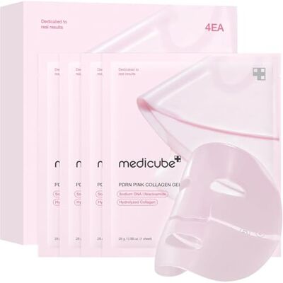 Medicube Mascarilla de Colágeno Rosa - Paquete de Mascarillas Faciales para Todo Tipo de Piel Medicube Mascarilla de Colágeno Rosa - Paquete de Mascarillas Faciales para Todo Tipo de Piel