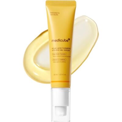 medicube Eye Serum with Kojic Acid Turmeric Sérum Iluminador para el Contorno de Ojos, Vitamina C, Retinol y Cafeína, Hidratante y Refrescante, Cosmética Coreana, 30 ml medicube Eye Serum with Kojic Acid Turmeric Sérum Iluminador para el Contorno de Ojos, Vitamina C, Retinol y Cafeína, Hidratante y Refrescante, Cosmética Coreana, 30 ml