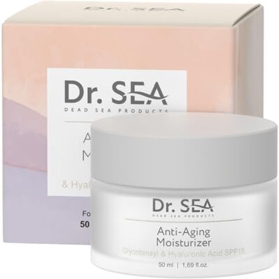 DR. SEA Crema Antiedad Hidratante con Ácido Hialurónico & GLYCOTENSYL Lifting, Firmeza & Luminosidad Reduce los Signos de la Edad & Mantiene la Hidratación SPF15-50 ml DR. SEA Crema Antiedad Hidratante con Ácido Hialurónico & GLYCOTENSYL Lifting, Firmeza & Luminosidad Reduce los Signos de la Edad & Mantiene la Hidratación SPF15-50 ml