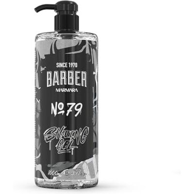 barber marmara Gel de Afeitar No. 79 para Hombres, Gel Transparente Sin Espuma con Dosificador, Calidad Profesional Turca para Contornos de Barba y Afeitado Cercano, 1L barber marmara Gel de Afeitar No. 79 para Hombres, Gel Transparente Sin Espuma con Dosificador, Calidad Profesional Turca para Contornos de Barba y Afeitado Cercano, 1L