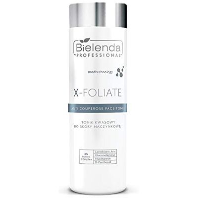 Bielenda Professional BIELENDA X FOLIATE Tónico de ácido anti Couperose para cuperosis 200 ml Bielenda Professional BIELENDA X FOLIATE Tónico de ácido anti Couperose para cuperosis 200 ml