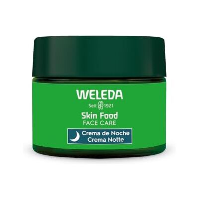 WELEDA Skin Food Crema Nutritiva de Noche, Nutre, Calma y Regenera la Piel, Rápida Absorción, con Extractos Botánicos de Pensamiento, Caléndula y Manzanilla Orgánica, Apto para Pieles Secas 40 ml WELEDA Skin Food Crema Nutritiva de Noche, Nutre, Calma y Regenera la Piel, Rápida Absorción, con Extractos Botánicos de Pensamiento, Caléndula y Manzanilla Orgánica, Apto para Pieles Secas 40 ml
