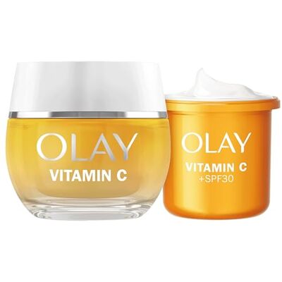 Olay VitaminC Y Refill 50ml Gel Crema De Día Hidratante Facial, Cuidado De La Piel Con Ácido Láctico (AHA), Niacinamida Y Vitamina E. Cuidado De La Piel Iluminador: Acción Antimanchas Oscuras, Unifica Olay VitaminC Y Refill 50ml Gel Crema De Día Hidratante Facial, Cuidado De La Piel Con Ácido Láctico (AHA), Niacinamida Y Vitamina E. Cuidado De La Piel Iluminador: Acción Antimanchas Oscuras, Unifica
