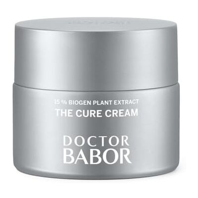 BABOR DOCTOR The Cure Cream Cuidado facial revitalizante con un 15% de extracto vegetal Biogen Antiinflamatoria y antioxidante Crema facial para rostro, cuello y escote, 50 ml BABOR DOCTOR The Cure Cream Cuidado facial revitalizante con un 15% de extracto vegetal Biogen Antiinflamatoria y antioxidante Crema facial para rostro, cuello y escote, 50 ml