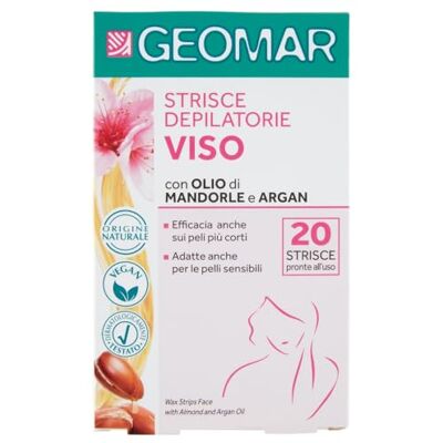 Geomar Tiras de Depilación Facial Depilación Efectiva Limón Geomar Tiras de Depilación Facial Depilación Efectiva Limón