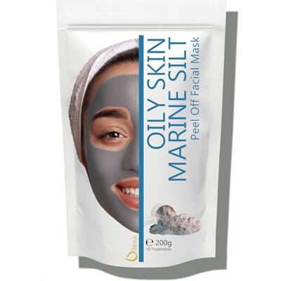 Oïléna Mascarilla Facial de Limo Marino, Piel grasa, Piel Acneica, Alginato en Polvo, Elimina Espinillas y Puntos Negros. Mascarilla Vegana, Sin Aclarado, Exfoliante 200 g Oïléna Mascarilla Facial de Limo Marino, Piel grasa, Piel Acneica, Alginato en Polvo, Elimina Espinillas y Puntos Negros. Mascarilla Vegana, Sin Aclarado, Exfoliante 200 g