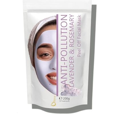 Oïléna Mascarilla facial hidratante de alginato en polvo, removedor de espinillas Mascarilla puntos negros Mascarilla Vegan, sin aclarado, exfoliante 200 g (Mascarilla anti-Polucion de lavanda y romero) Oïléna Mascarilla facial hidratante de alginato en polvo, removedor de espinillas Mascarilla puntos negros Mascarilla Vegan, sin aclarado, exfoliante 200 g (Mascarilla anti-Polucion de lavanda y romero)