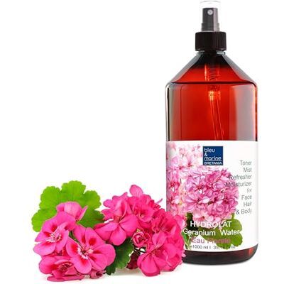bleu & marine Bretania Limpiador Facial Hombre y Mujer. Agua de Geranio Desmaquillante para Piel Grasa, Madura, Normal y con Imperfecciones. Tonico Purificante Antiedad 1000 ml 1 L bleu & marine Bretania Limpiador Facial Hombre y Mujer. Agua de Geranio Desmaquillante para Piel Grasa, Madura, Normal y con Imperfecciones. Tonico Purificante Antiedad 1000 ml 1 L